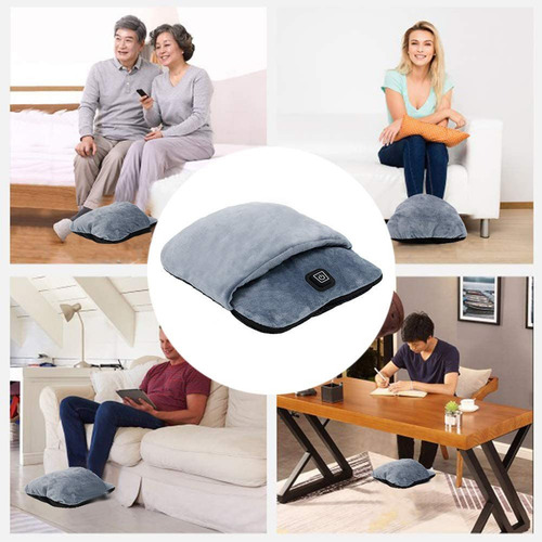 Calentador De Pies Kd0w, Extraíble Y Lavable Con Usb, Masaje