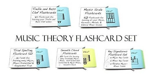 Mega-pack De Flashcard De Teoría Musical (5 Paquetes - Venta