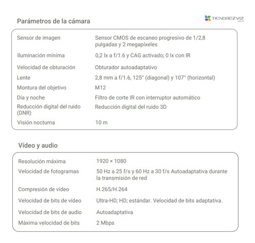 Ezviz Cámara Bc1c C/batería 210 Dias Vis Noct 1080p Exterior