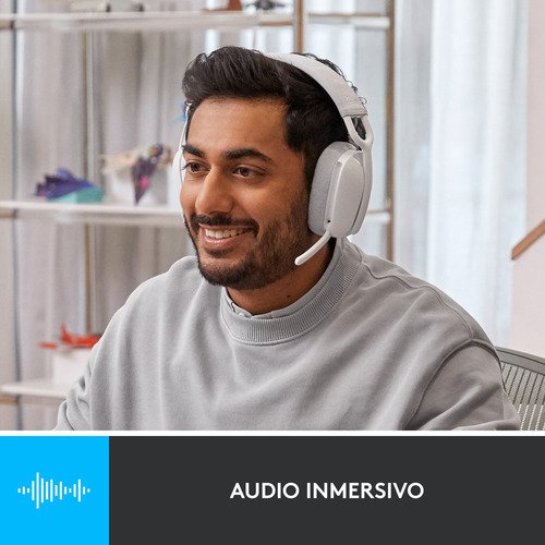 Logitech Zone Vibe 100 Headset Inalámbrico C Micrófono White