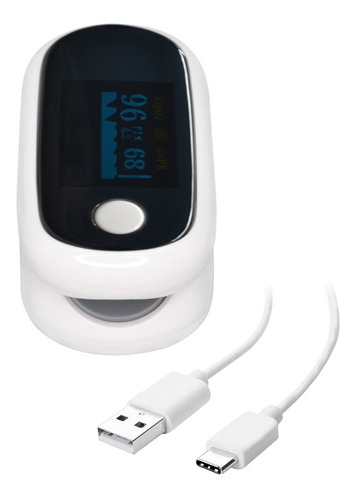 Oximetro Digital De Pulso Dedo Recargable Usb