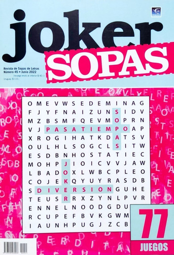 Sopas De Letras Joker N° 45 - 77 Juegos