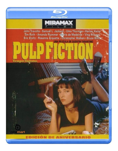 Tiempos Violentos Pulp Fiction Pelicula Bluray