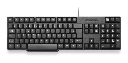 Teclado Computador / Notebook Usb Básico Preto