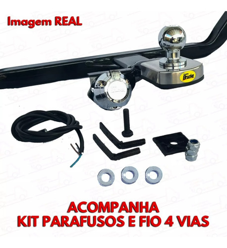 Engate Reboque 700kg Etios Hatch 2018 2019 2020 2021 2022 23
