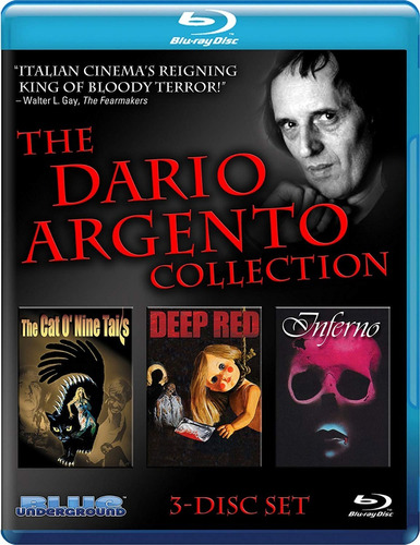 Dario Argento Collection 3 Peliculas Blu-ray