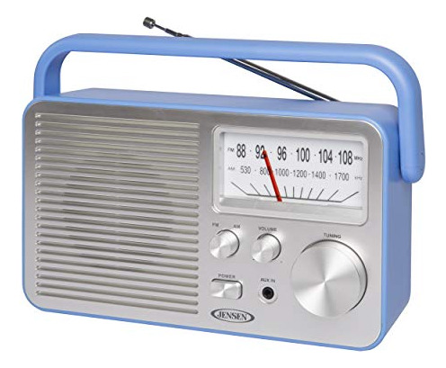 Radio Portátil Am/fm Jensen Mr-750-bl (azul)