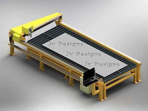 Maquina Cnc Plasma/oxicorte Planos Para Fabricarla (diseño)