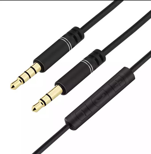 Cable Audio Macho A Macho 3.5 Mm Auriculares Micrófono