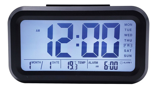 Reloj Digital Despertador A Pila  2 Colores - El Regalón