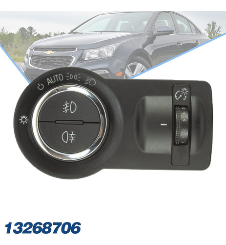 Switch Boton Luces Para Chevrolet Cruze 2009-2015