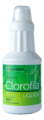 Kit Clorofila Kukamonga | 2 Frascos de 500 ml | Apoya Digestión y Limpieza Interna | Rinde 1 a 2 Meses | Sin Sabor Añadido