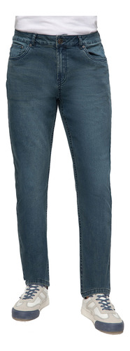 Jeans Slim Comfort Azul Hombre Fashion's Park