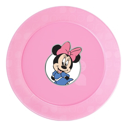 Pack 10 Platos Descartables Cotillon Minnie Mouse Disney