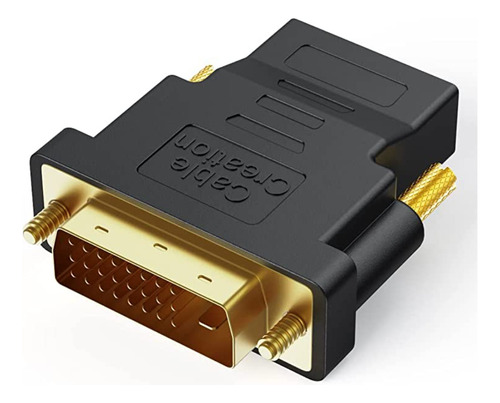 Adaptador Convertidor Dvi 24+1 Pines Macho A Hdmi Hembra