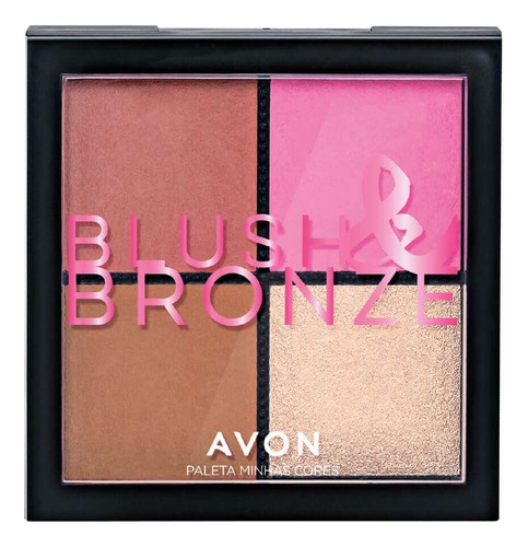 Paleta Rostro Blush & Bronze Avon Rubor Broncer Iluminador