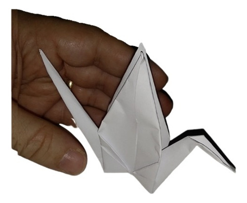 Origamis Tsurus 2500 Un. De 15 Cm Metade Dourados E Brancos