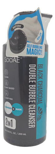Soo'ae Cepillo Limpiador Doble Burbujas Carbón 2-1