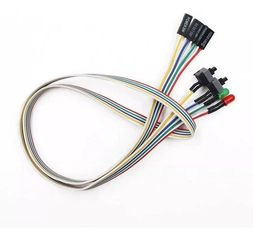 Cable Botón Power/reset Led Para Gabinete Atx A Mother 60cm