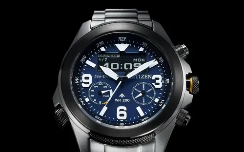 Relogio Citizen Jv1006-51l Land Series Promaster 35th Azul Correia