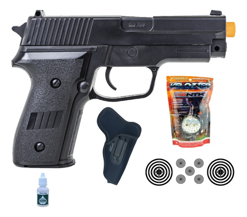 Pistola De Airsoft Rossi P226 2124 Spring 6mm Lançamento