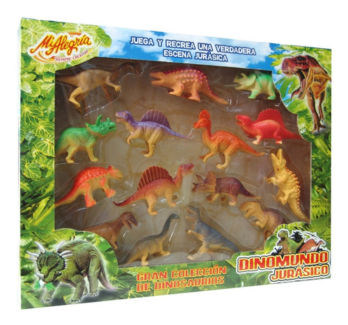 Imagen 1 de 1 de Dinomundo Gran Colección De Dinosaurios Mi Alegría