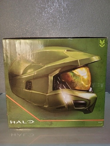 Halo Master Chief Casco De Lujo Soporte Luces Led Colección