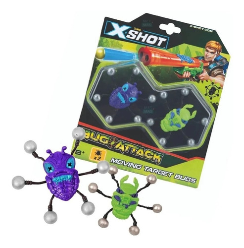 Bug Attack Pack 2 Bichos X Shot Codigo 4803