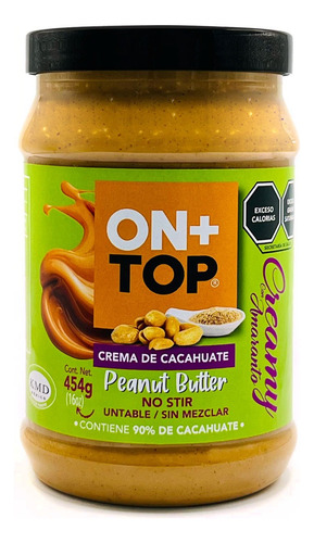 Crema De Cacahuate Creamy Con Amaranto 454g