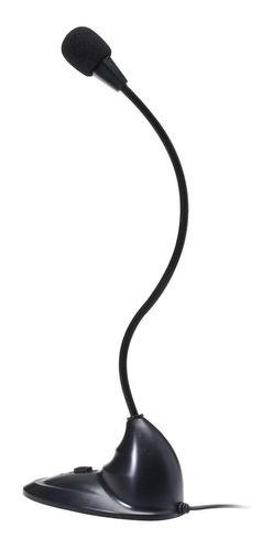Imagen 1 de 2 de Micrófono Steren MIC-525 cardioide negro