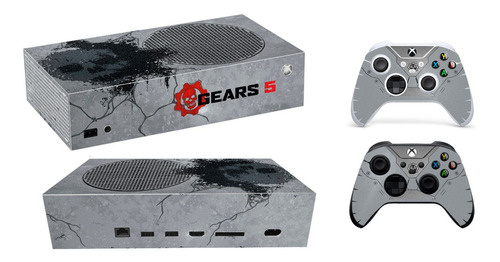 Skin Para Xbox Series S Horizontal Modelo (10189xssh) Gears