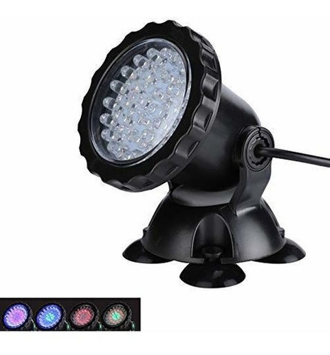 Luces De Estanque Fuente Subacuática Luz 3 5w Cambio D...