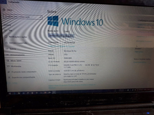 750 A Vista Notebook Positivo Sim + Intel Core I 3