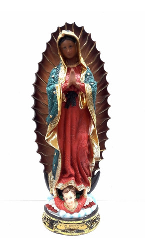 Virgen Guadalupe Dorada 13cm Poliresina 530-77442 Religiozzi