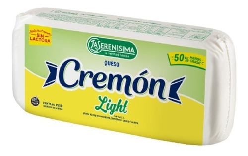 Cremon Light La Serenísima Sin Tacc