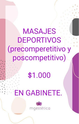 Imagen 4 de 5 de Masajes, Drenaje Linfático, Reductores. En San Miguel