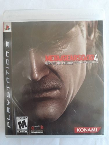 Metal Gear Solid 4 Playstation 3 Original 