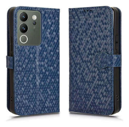 Funda Tipo Cartera Con Cordón Para Vivo V30 Lite, 5 G, Poliu