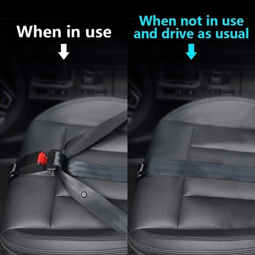 Imagen 8 de 9 de Cinturón De Seguridad Auto Para Mujer Embarazada