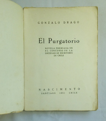 El Purgatorio. Gonzalo Drago