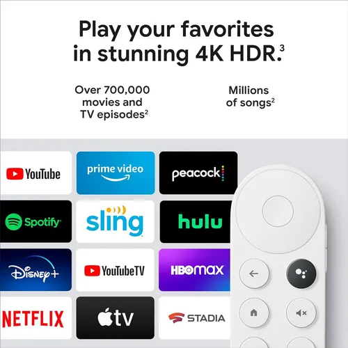 Google Chromecast com Google Tv (4k) - Desfrute de filmes e