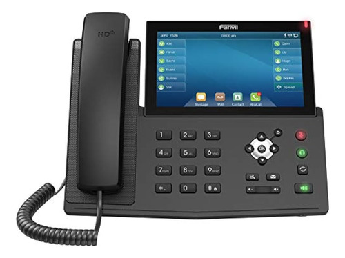 Fanvil X7 Enterprise Voip Phone, Pantalla Táctil A Color De 