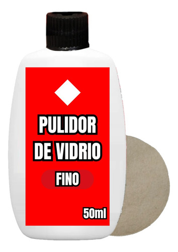 Pasta De Pulir Vidrios - Base Oxido Cerio Fino X 50cc