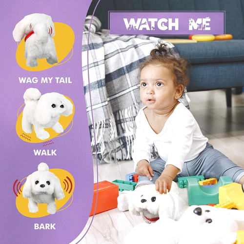 Betterline Cachorro Electrónico Interactivo Para Mascotas, C