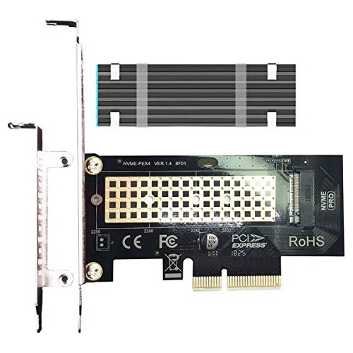 Adaptador M.2 Pcie Nvme 4.0/3.0 Con Disipador De Calor ...