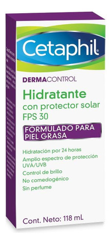 Protector Solar Cetaphil Dermo Control Hidra Spf30 Cetaphil