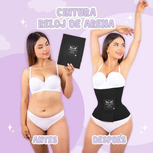 Faja Moda King Reloj De Arena Original Reductora Cinturilla