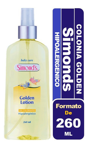 Simond's Baby Care Colonia Para Bebe 260 Ml Elige Fragancia