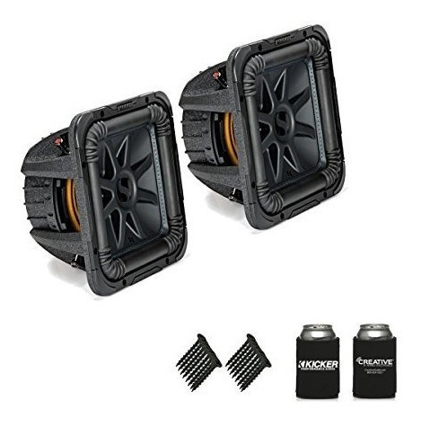 Kicker L7 44l7s102 Solobaric 10 Subwoofers Bundle - Dual 2-