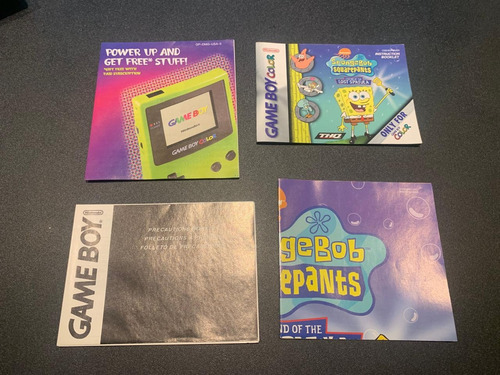 Spongebob Squarepants: Legend Of The Lost Spatula Gbc #1 (Usado)